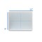 Flipside Products 9" x 12" XY Axis Two-Sided Dry Erase Boards 24 Pack, White Boards, Classroom Pack, Double Sided Lapboard For Class, Reusable For Group Participation
